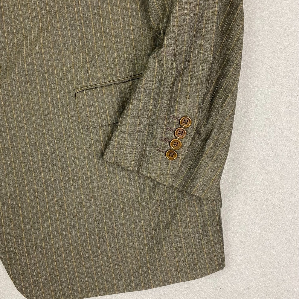 Canali Blazer Mens US 46 Wool brownish Gray Saks Fifth Super 120s Italy Jacket - Picture 2 of 16